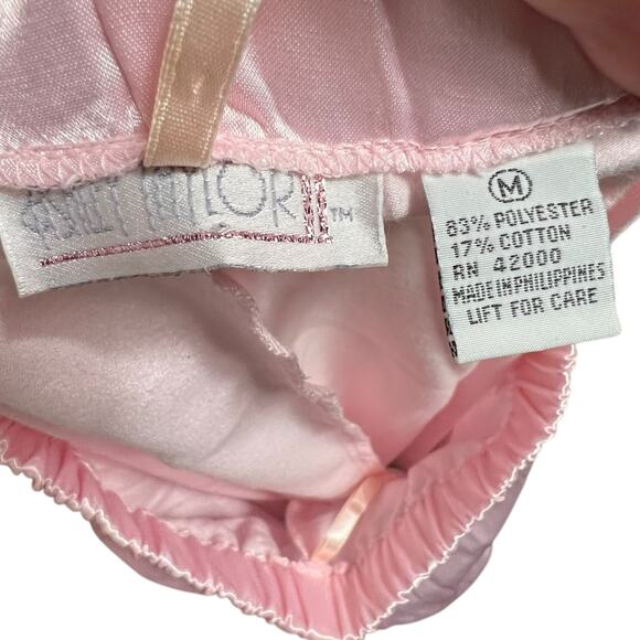 Vintage Ashley Taylor Pink Satin Pants, Medium, Polyester & Cotton Blend - Picture 5 of 14